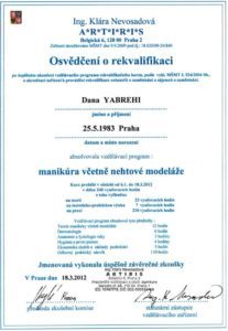 Osvědčení o rekvalifikaci, rasy-branik.cz